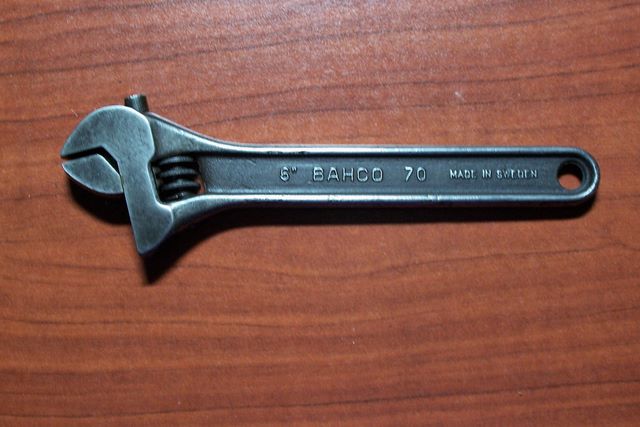 6 Adjustable Wrenches Adjustable Spanner 19 x 155mm